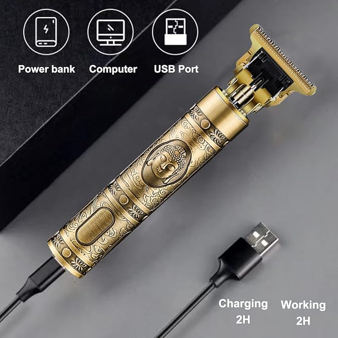 Maquina Patillera Dragon Recargable LCD